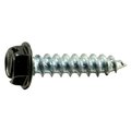 Midwest Fastener Sheet Metal Screw, #8 x 3/4 in, Painted Steel Hex Head Slotted Drive, 35 PK 37942